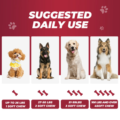 Glucosamine for DogsHip and Joint Supplement Chews
